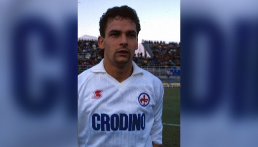 Maglia ufficiale Baggio Fiorentina, 1989/90 - Autografata