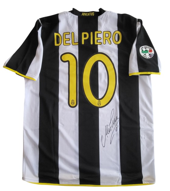 Del Piero's Chievo vs Juventus Signed Issued Shirt, 2008