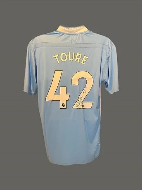 Yaya toure signed hot sale shirt