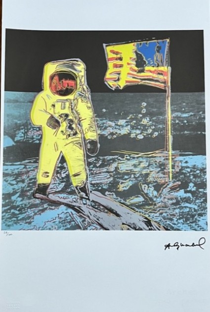 Andy Warhol Signed "Moonwalk" 