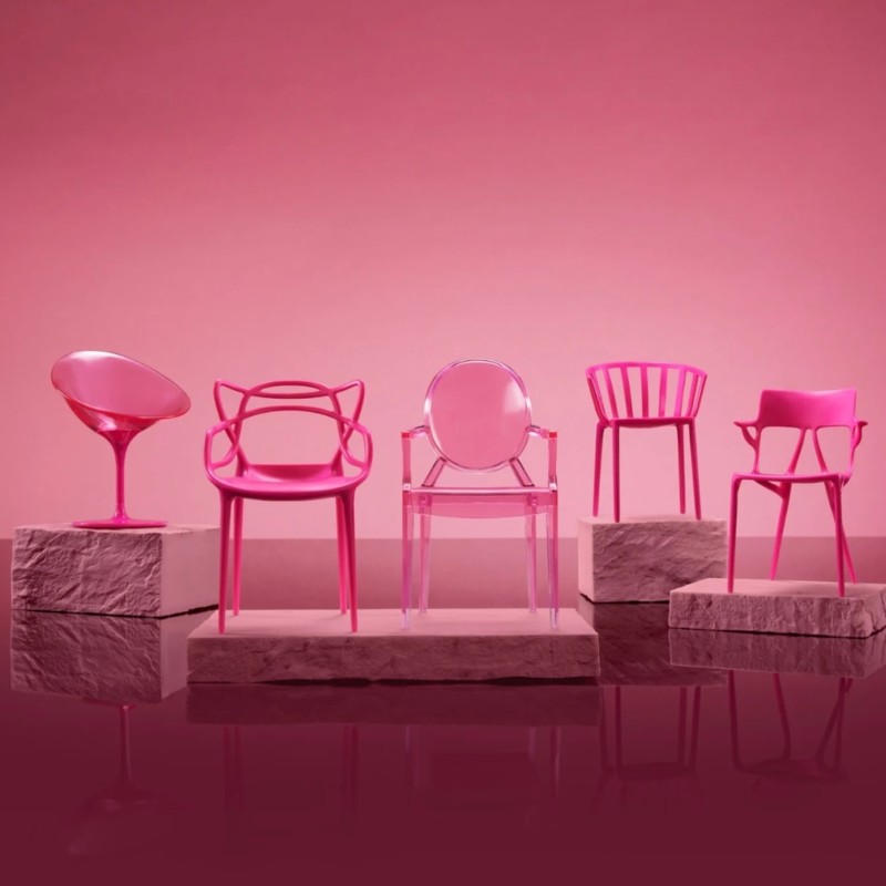 Mattel - Barbie x Kartell 5-Piece Doll-Sized Chair Set
