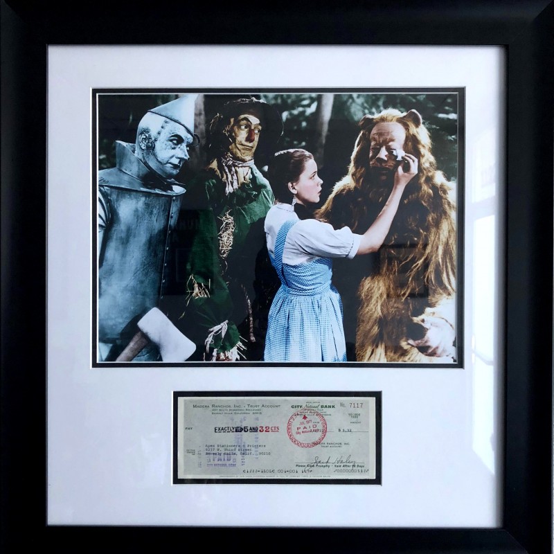 "The Wizard of Oz" Framed and Signed Photo