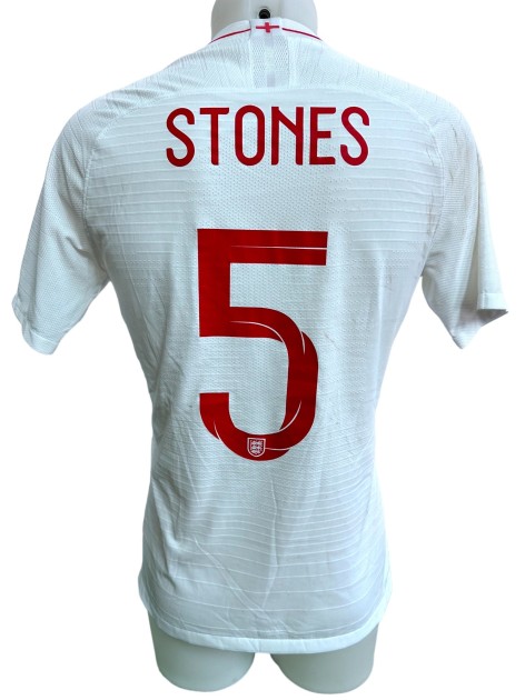 Stones' unwashed Shirt, England vs Italy 2018