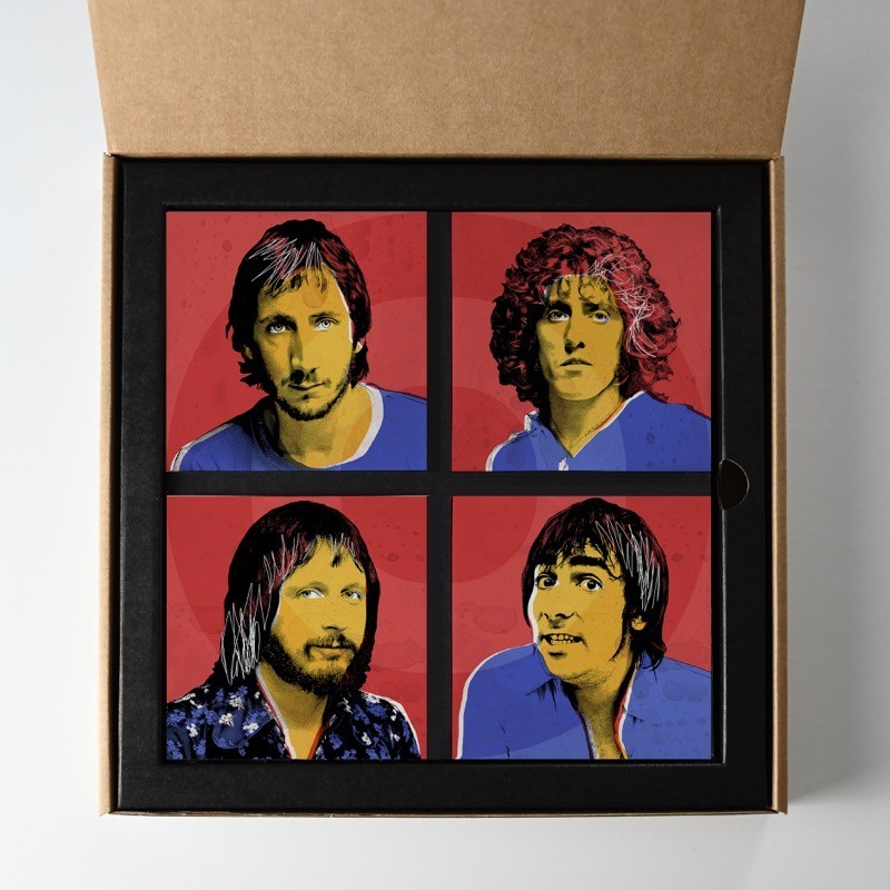 "The Who" di Andrea Pisano - Box Collections di 4 Opere Icon Pop