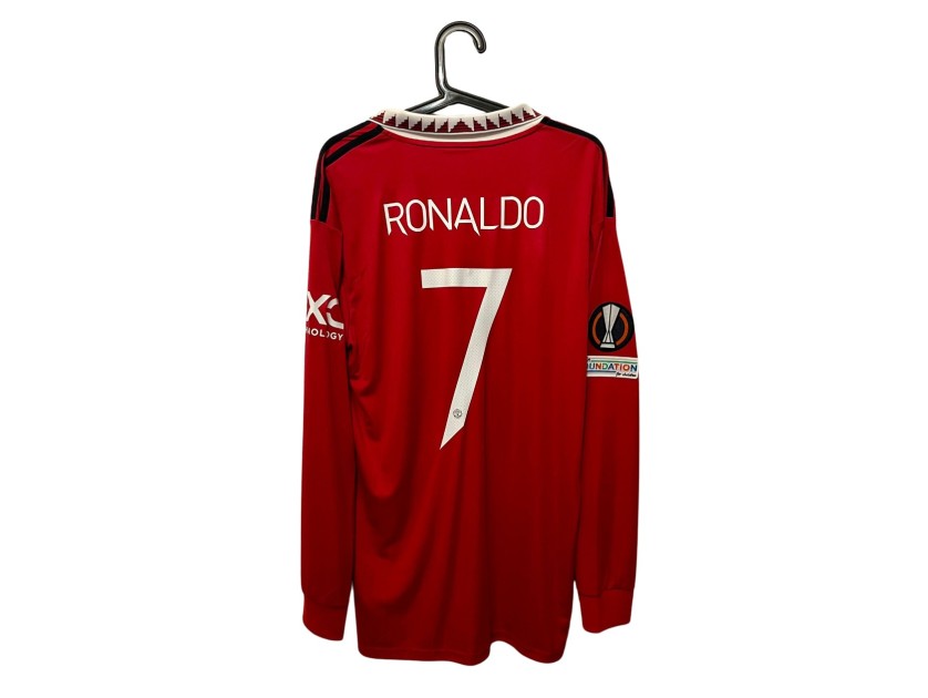 Cristiano Ronaldo Official Shirt, Manchester United UEL 2022/23 