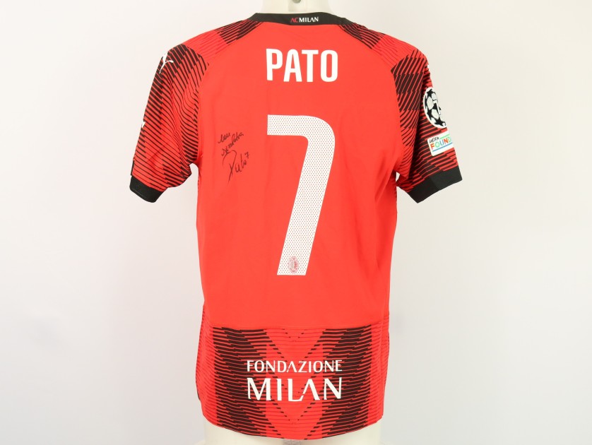 Pato Milan Official Signed Shirt, UCL 2023/24