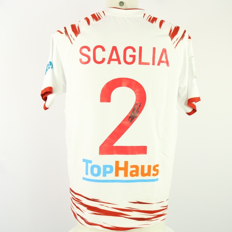 Maglia Scaglia unwashed Sudtirol vs Cittadella 2024 - Autografata