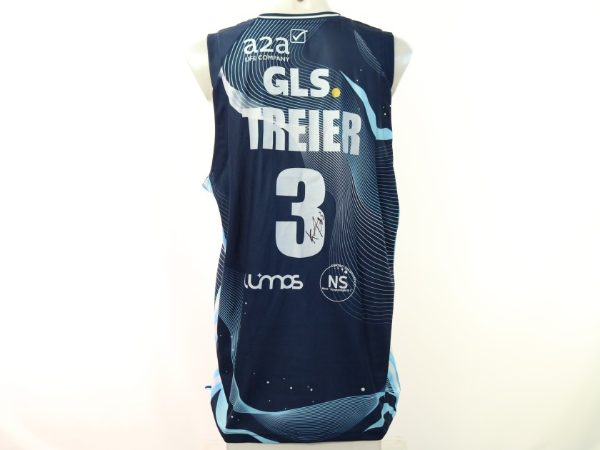 Completo Treier indossato Treviso vs Napoli Basket 2024 - Autografato