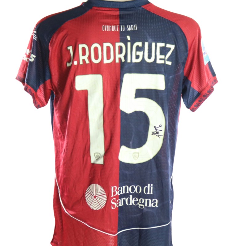 Rodriguez's Signed Unwashed Shirt, Cagliari vs Cremonese 2026