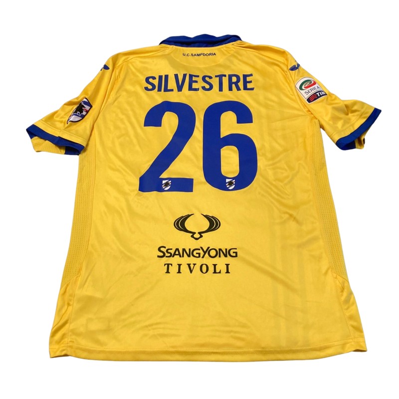 Silvestre's Sampdoria Match-Worn Shirt, 2015/16