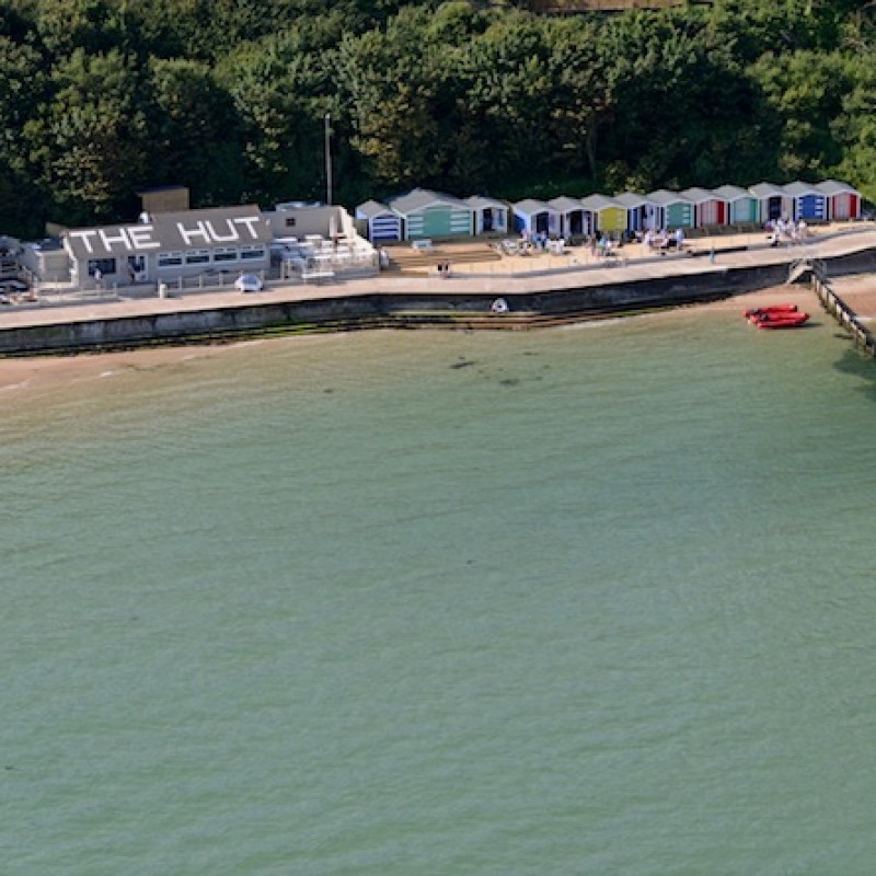 Take a Speed Boat to Lunch at the Hut on the Isle of Wight 