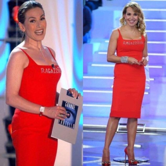 Ragazzi dress worn by Barbara d'Urso 