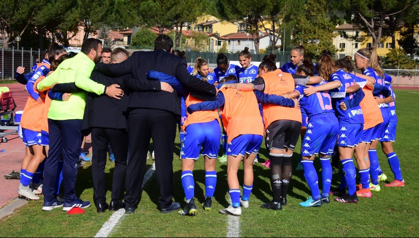 Nicolini's Worn and Signed Kit, Empoli-Lazio 2021 - Breast Cancer Campaign