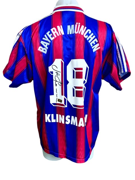 Klinsmann's Bayern Munchen Signed Official Shirt, 1996/97