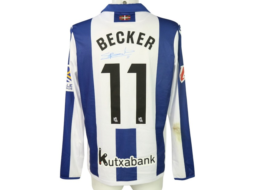 Becker's Signed Unwashed Shirt, Real Sociedad vs Atletico Madrid 2024