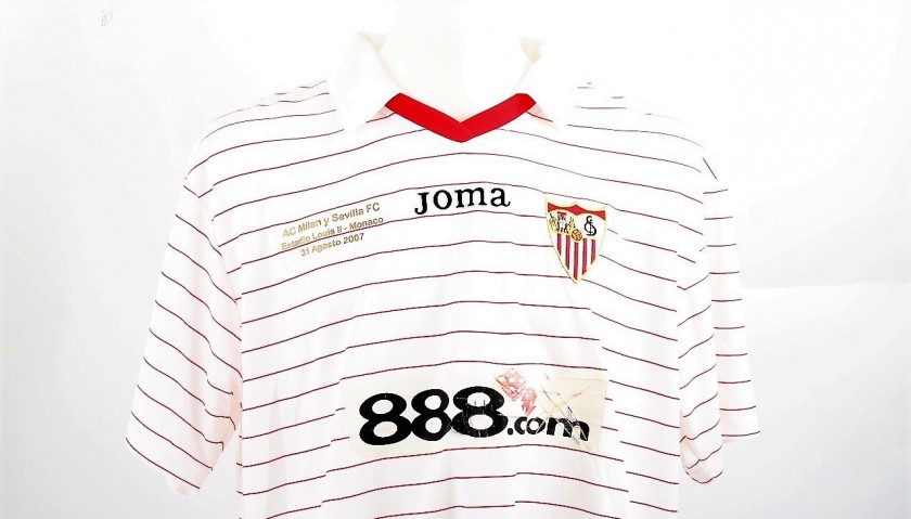 Luis Fabiano Match-Worn Shirt, European Supercup 2007