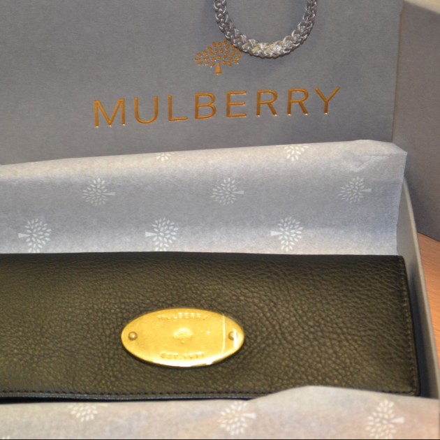 Black Mulberry Continental Wallet