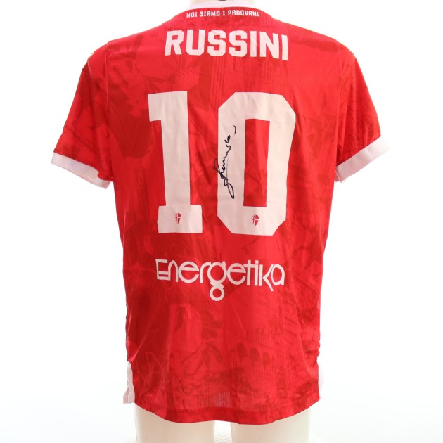 Russini's SIgned Unwashed Shirt, Caldiero Terme vs Padova 2024