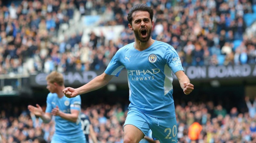 Bernardo Silva's Worn and Unwashed Shirt, Manchester City-Atletico ...