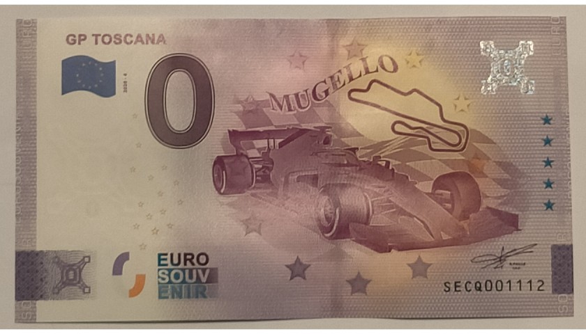 Zero Euro Banknote - GP Tuscany (Mugello)