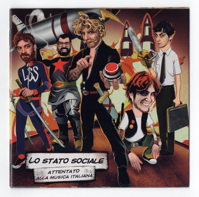 "Attentato Alla Musica Italiana" CD Signed by Lo Stato Sociale