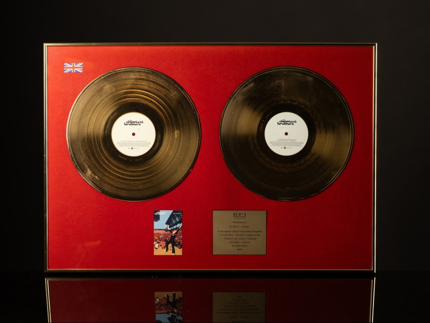 The Chemical Brothers' Surrender Gold Disc