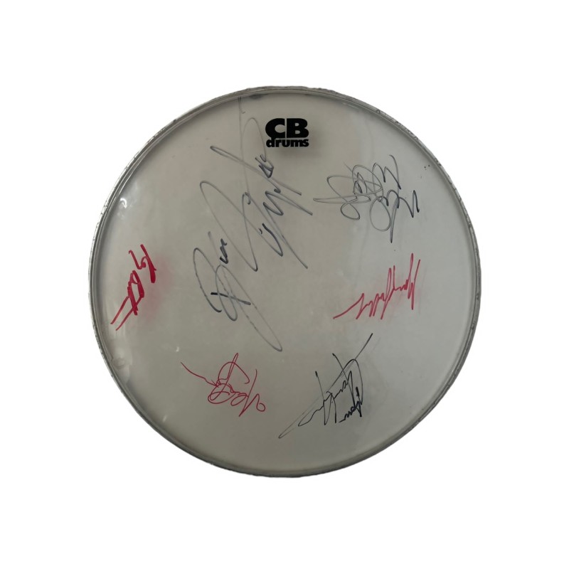 Bruce Springsteen and The E Street Band Signed Drumskin