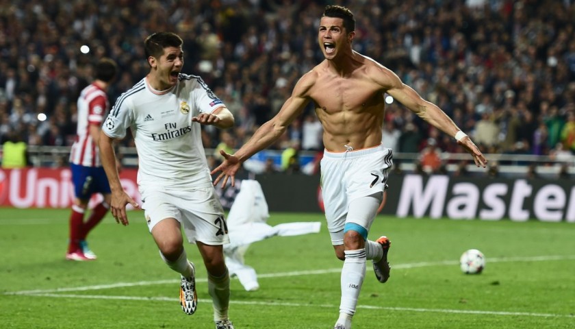 Ronaldo's UNWASHED Match-Worn Shirt - CharityStars