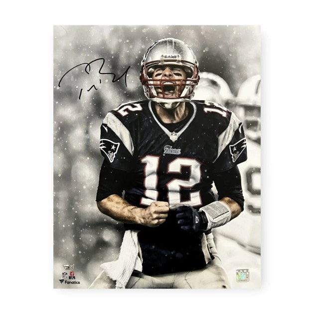 Tom Brady Hand Signed Photograph