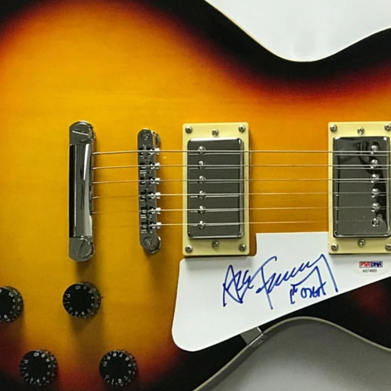 kiss ace frehley signed guitar