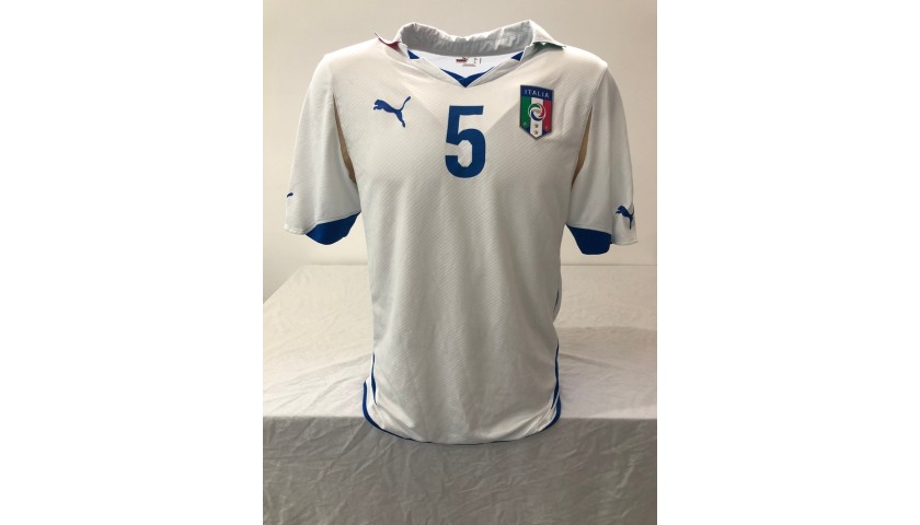Ranocchia's Italy U21 Match Shirt, 2010 Season
