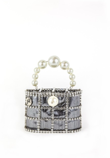 Rosantica Milano Holli Shiny Bag – Silver Version