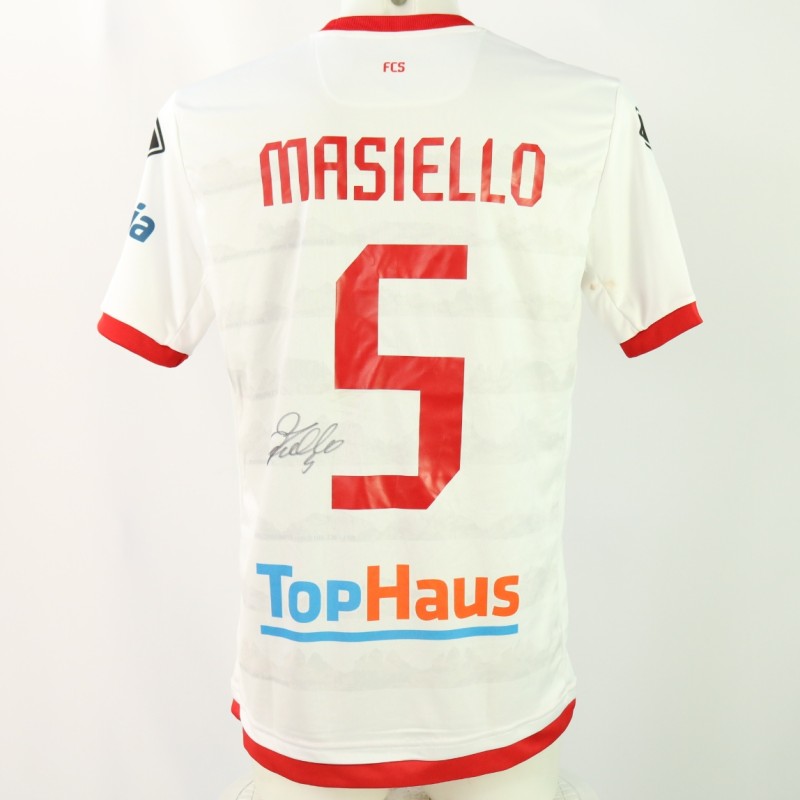 Masiello's Signed Unwashed Shirt, Sudtirol vs Cremonese 2024