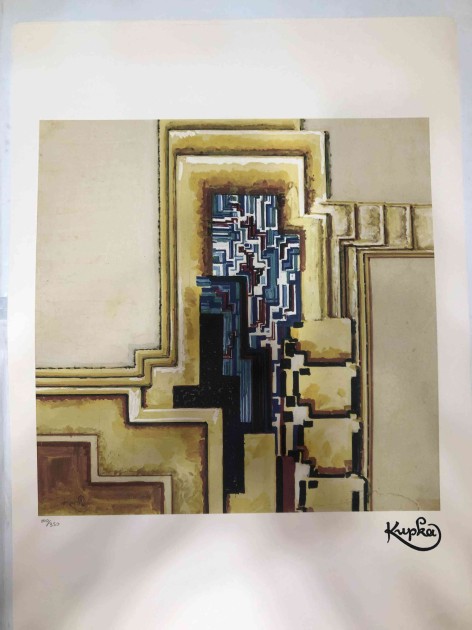 Offset lithography by Frantisek Kupka (replica)