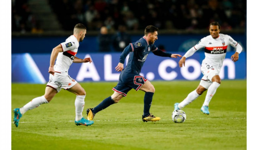 Messi's PSG Match-Issued Shirt, 2021/22 - Chinese New Year - CharityStars