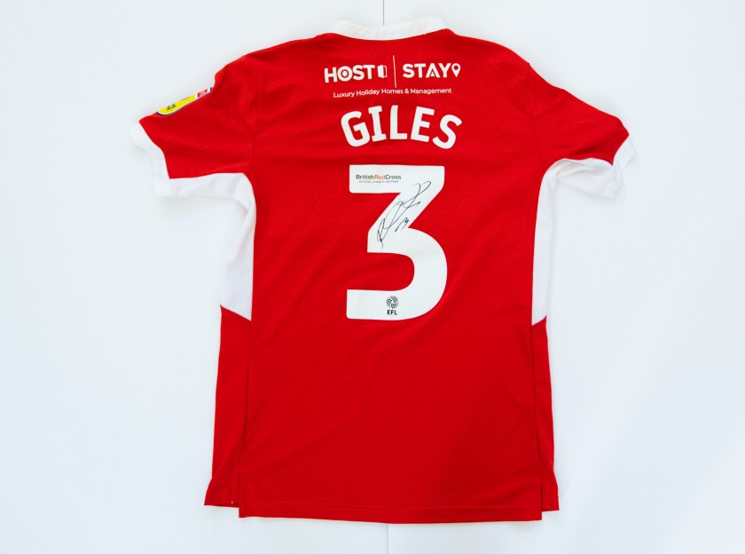 Ryan Giles' Middlesbrough Signed Match Worn Shirt