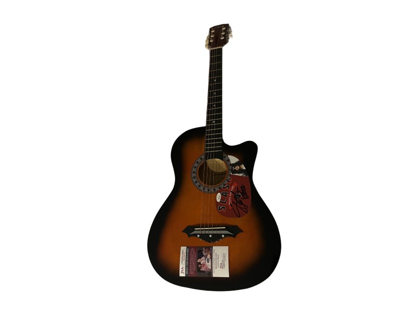 Slash Of Guns N'Roses Signed Acoustic Guitar