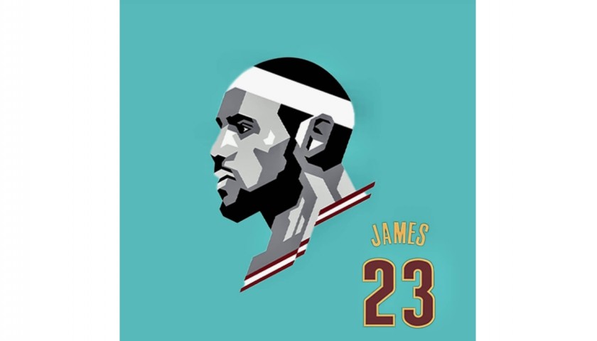 "23 LeBron James" by Creedo