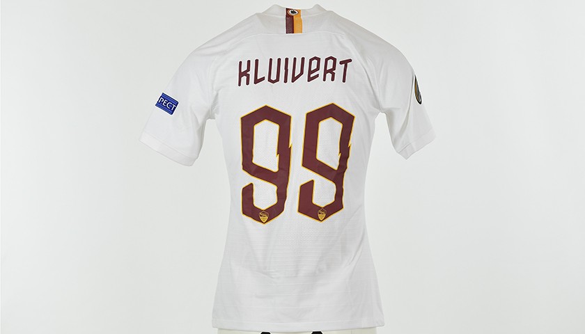 Kluivert's Worn Shirt, Gladbach-Roma 19/20