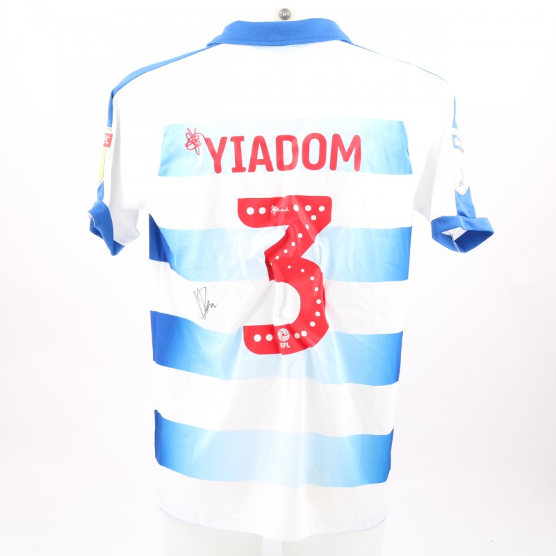 Yiadom's Match-Worn Reading FC Signed Poppy Home Shirt 