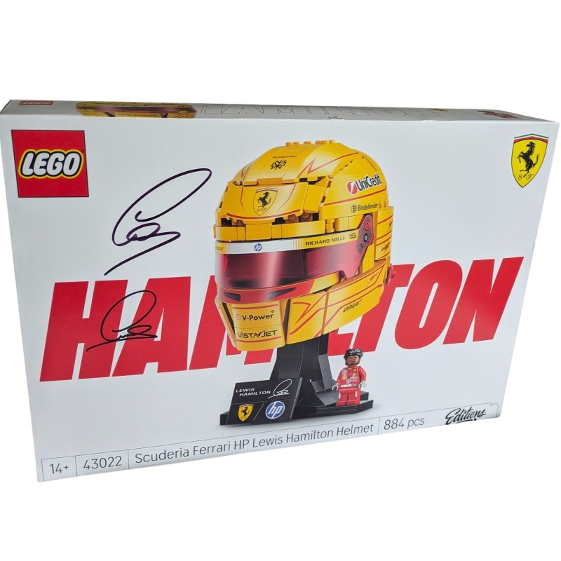 Lego Ferrari Lewis Hamilton - Autografato