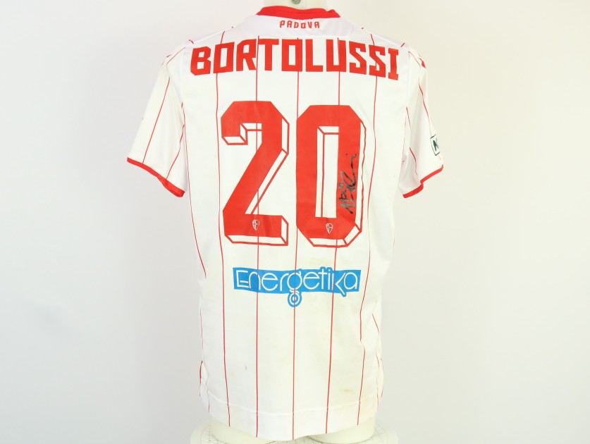 Bortolussi's Unwashed Signed Shirt, Padova vs Pergolettese 2024