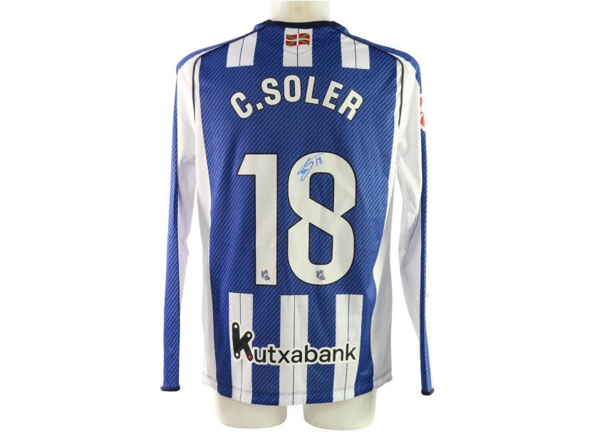 Soler's Signed Unwashed Shirt, Real Sociedad vs Atletico Madrid 2026