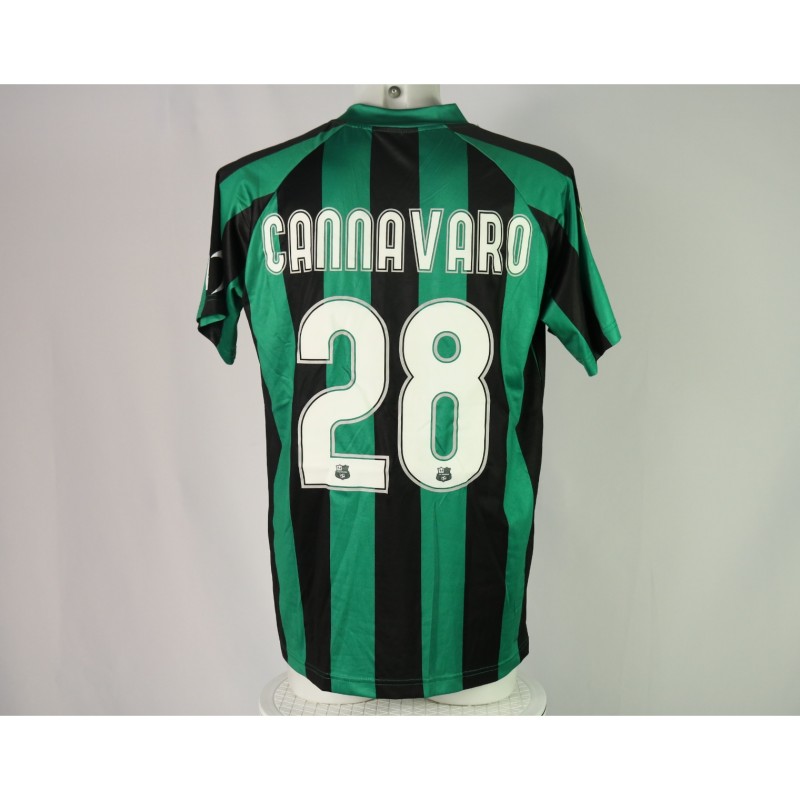 Cannavaro's Sassuolo Issued Shirt, 2013/14