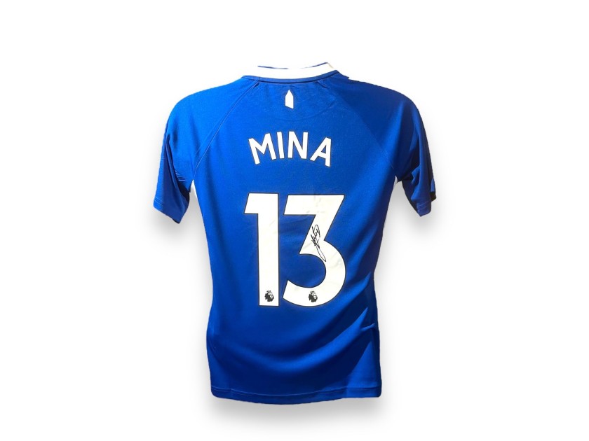 Yerry Mina's Everton 2022/23 Signed Official Shirt - CharityStars