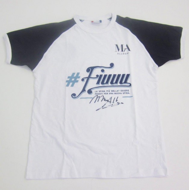 T-shirt #fiuuu conceived and signed by Mr. Allegri 