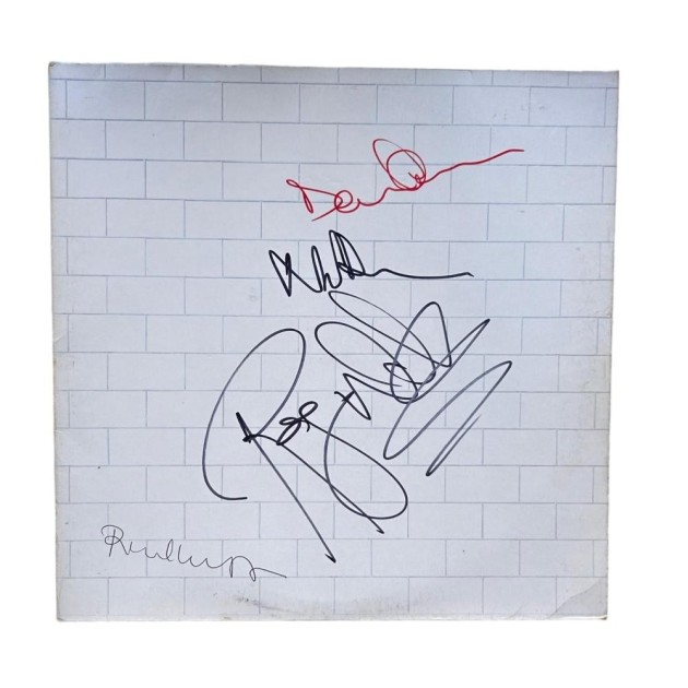 Pink Floyd Signed The Wall Vinyl LP