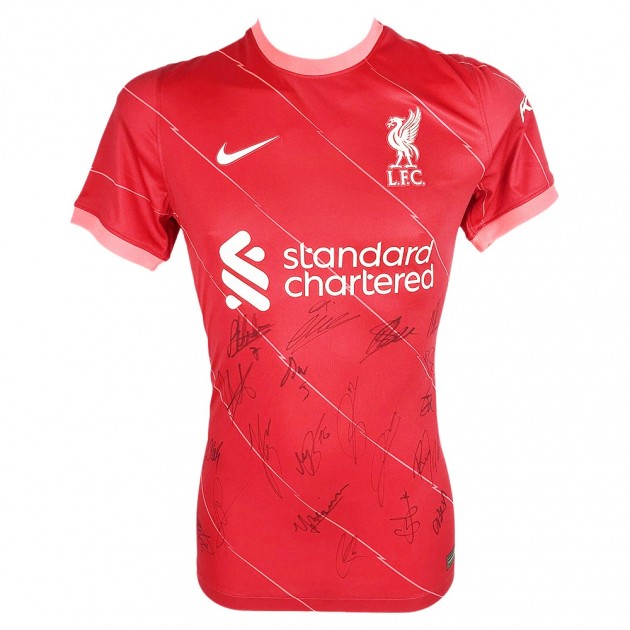 Liverpool FC 2022 Squad Signed Shirt