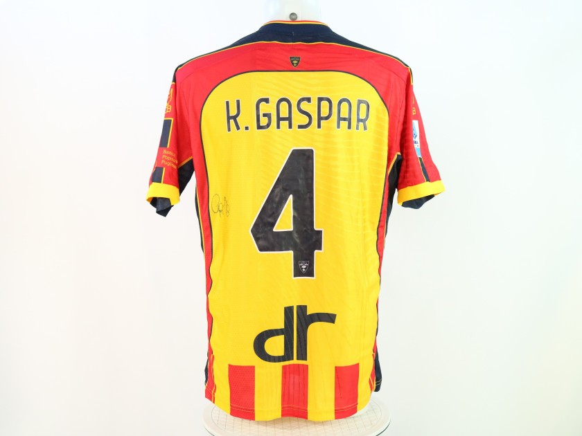 Maglia Gaspar Unwashed Lecce vs Empoli 2024 - Autografata