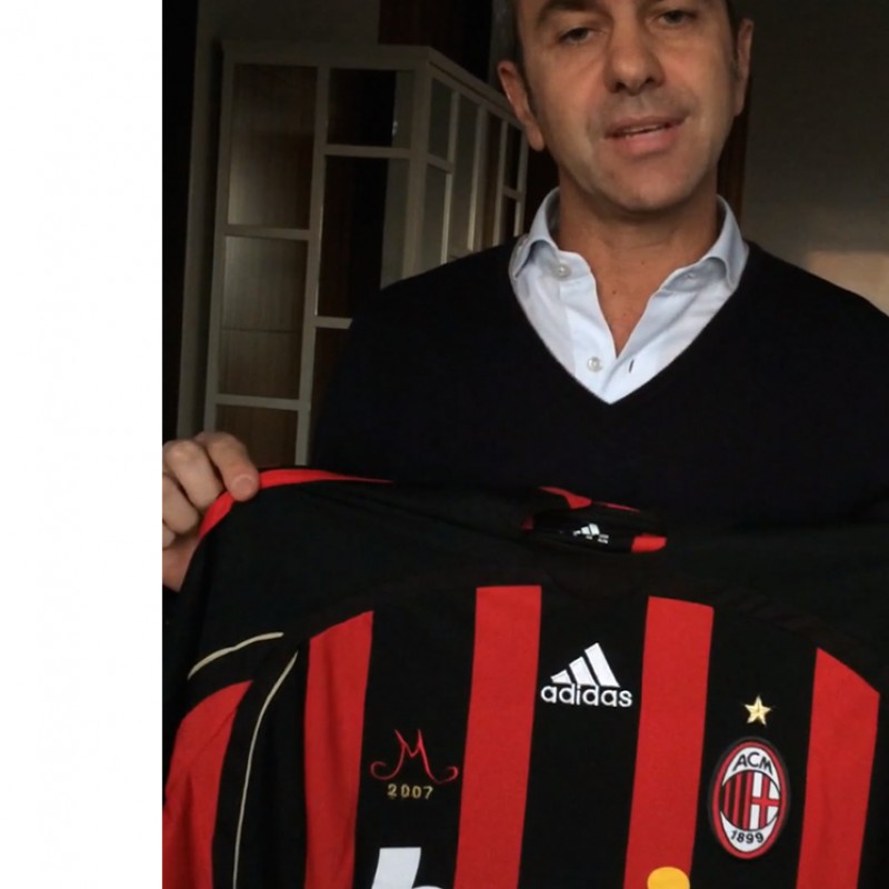 L'ultima maglia indossata da Costacurta con il Milan - ricamo speciale